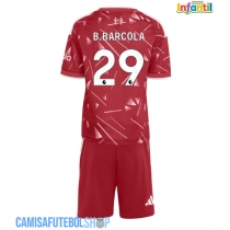 Camisa de time de futebol Liverpool Bradley Barcola #29 Replicas 1º Equipamento Infantil 2026-27 Manga Curta (+ Calças curtas)